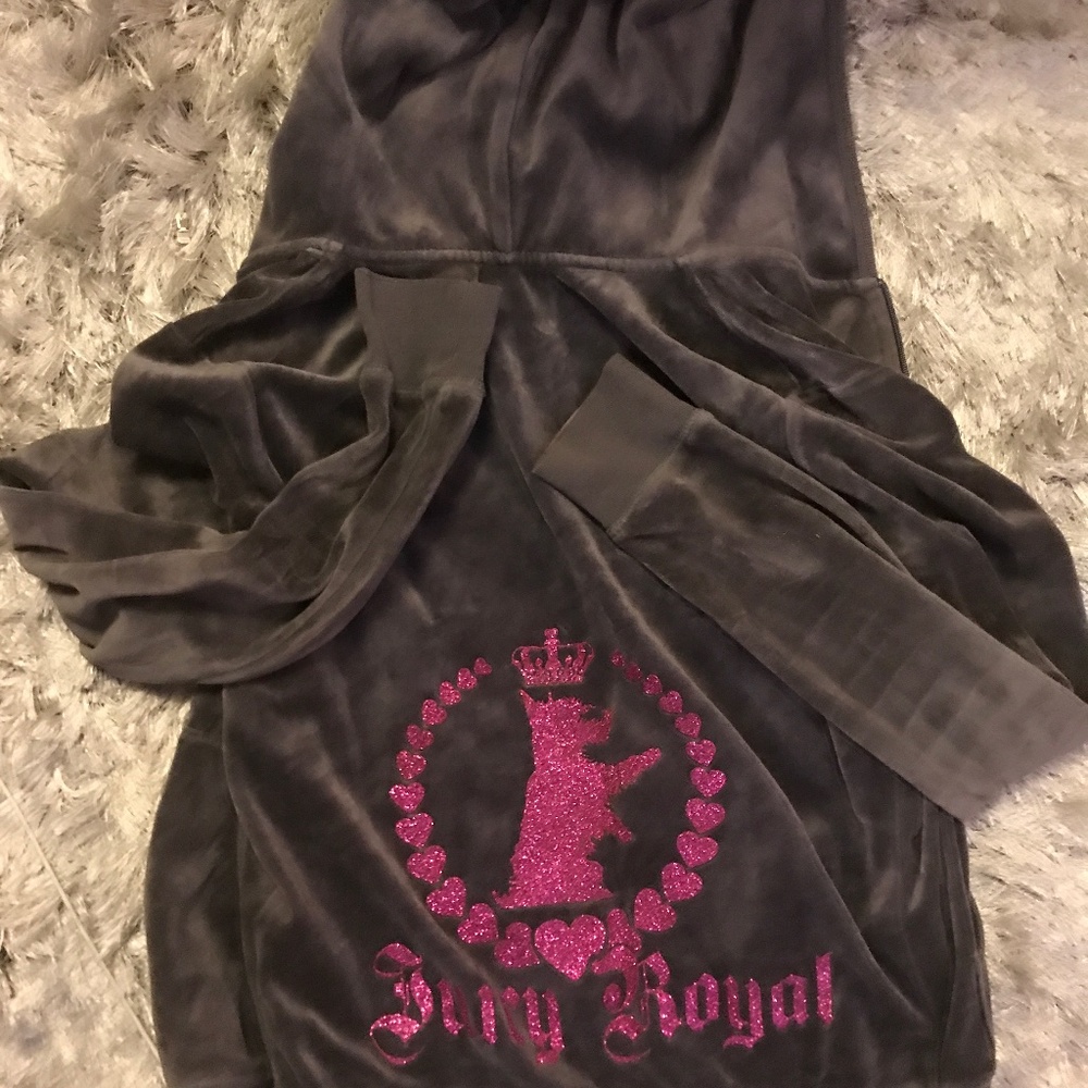 Juicy hoody grey like new L